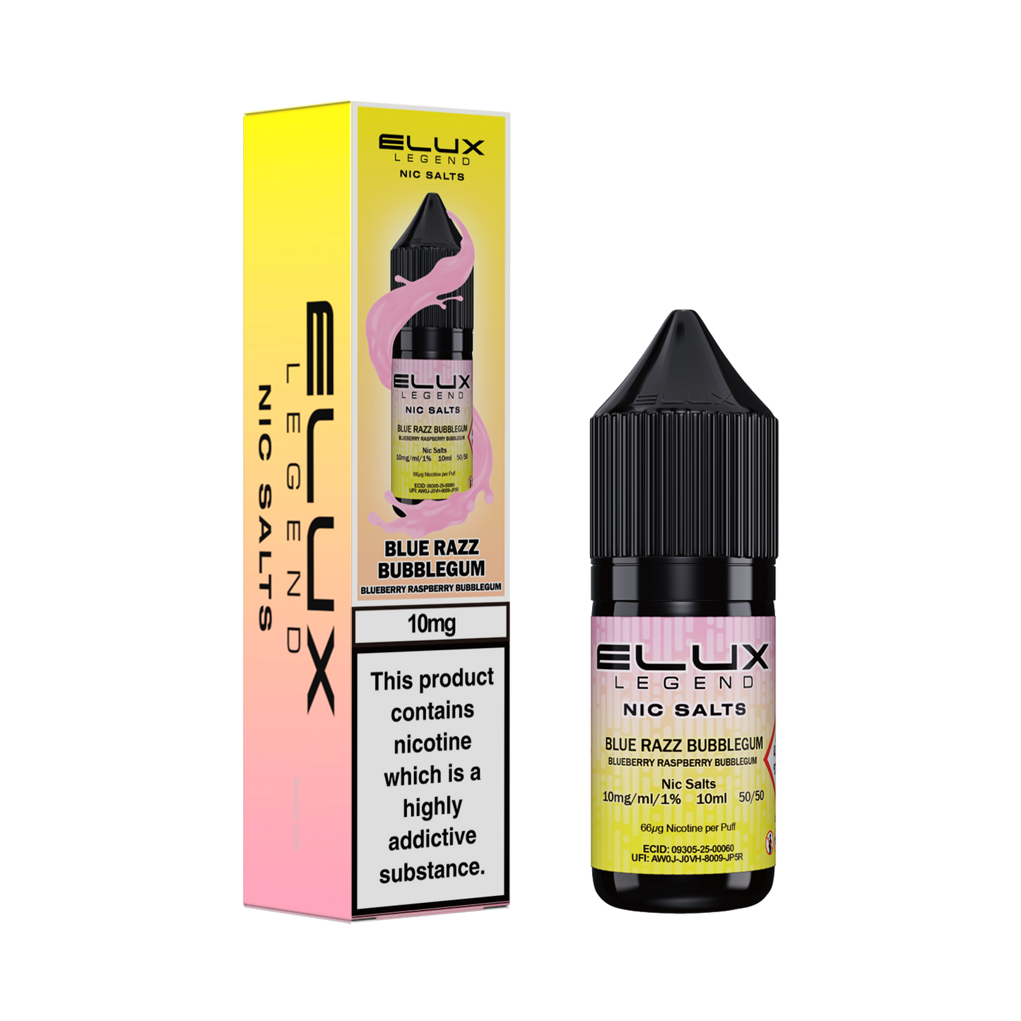 Elux Blue Razz Bubblegum Nic Salt