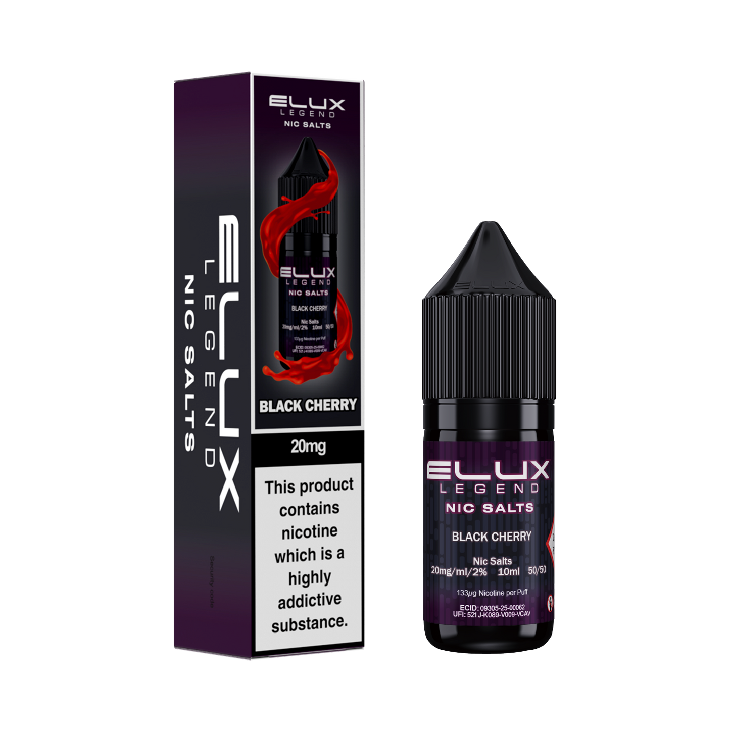 Elux Black Cherry Nic Salt