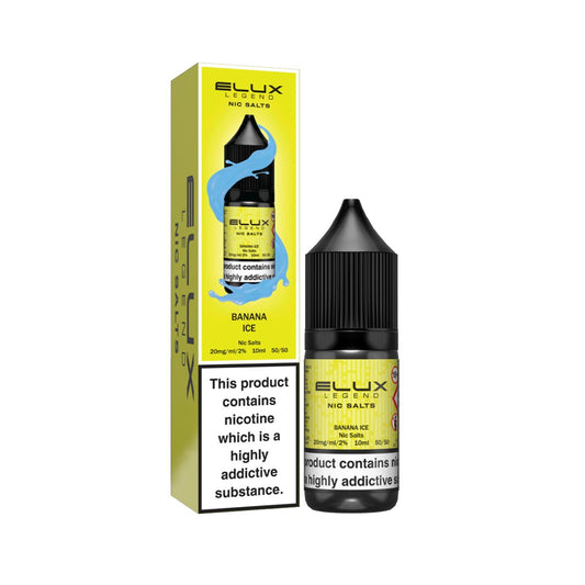 Banana Ice Nic Salt E-liquid by Elux Legend