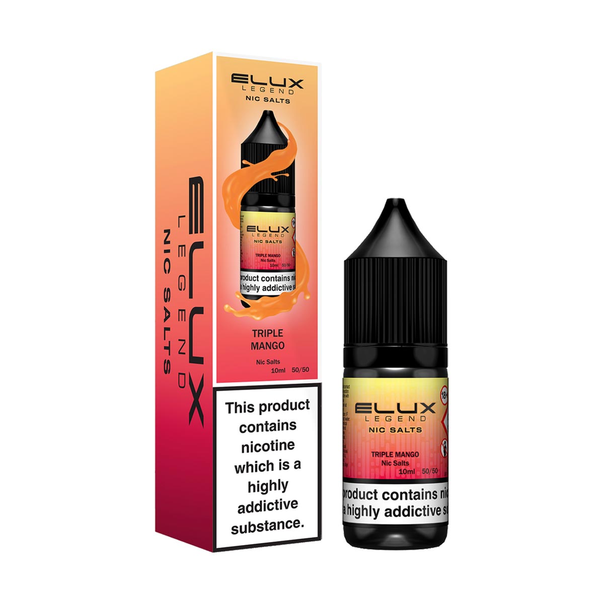 lemon and lime elux liquid Elux Legend Strawberry Raspberry Cherry Nic Salt 10ml E-liquid main image 1