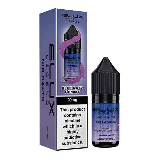 ELUX LEGEND BLUE RAZZ GUMMY NIC SALT E-LIQUID